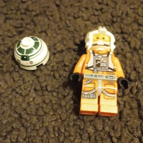 Lego Star Wars X Wing Microfighter Minifigures Rebel Pilot And Droid Head
