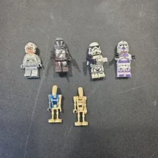 LEGO Star Wars Minifigure Lot of 6 Assorted Characters 