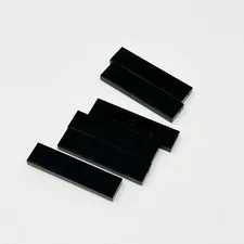 2431 LEGO Parts Tile 1x4 BLACK (6)