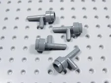 LEGO Lot of 4 Dark Bluish Gray Space Gun Torch Weapon Utensil Minifig BT