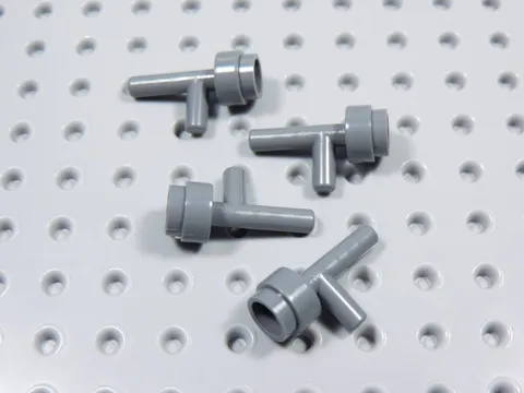 LEGO Lot of 4 Dark Bluish Gray Space Gun Torch Weapon Utensil Minifig BT