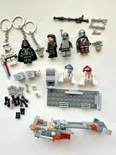 Star Wars Lego Minifig Lot - Boba Fett - Mando - Fennec - R2 - R4 - Gonk FreeS/H