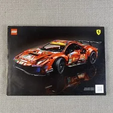 LEGO Technic Ferrari 488 GTE "AF Corse #51" 42125 -- INSTRUCTION MANUAL ONLY !!