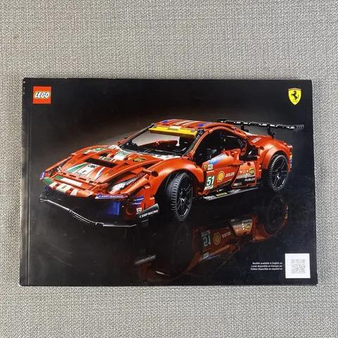 LEGO Technic Ferrari 488 GTE "AF Corse #51" 42125 -- INSTRUCTION MANUAL ONLY !!