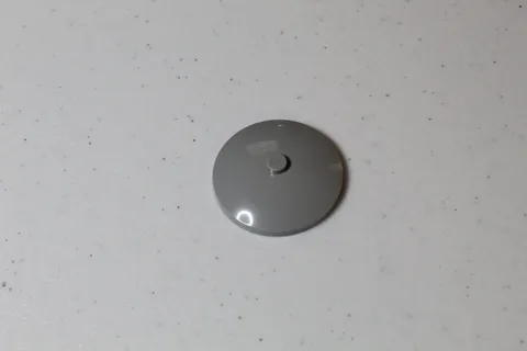 LEGO Parts 3960 (1pc) Round Dish 4 x 4 Inverted - Light Bluish Gray