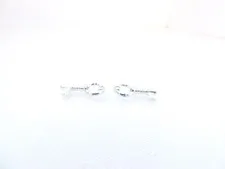 2 LEGO minifigure Chrome Silver Keys 40359a