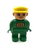 Vintage Lego Duplo Zoo Keeper Preschool