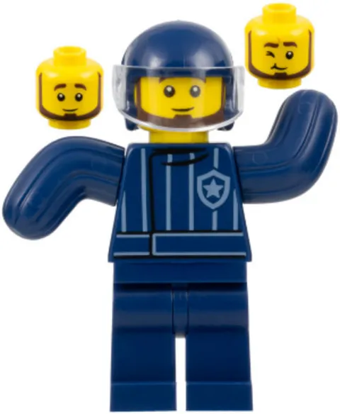 LEGO: Police Dog Trainer Dark Blue Helmet (cty1526)