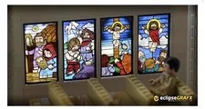 Custom Lego CHRISTIAN STAINED GLASS WINDOWS PACK -LT FLESH By Eclipsegrafx