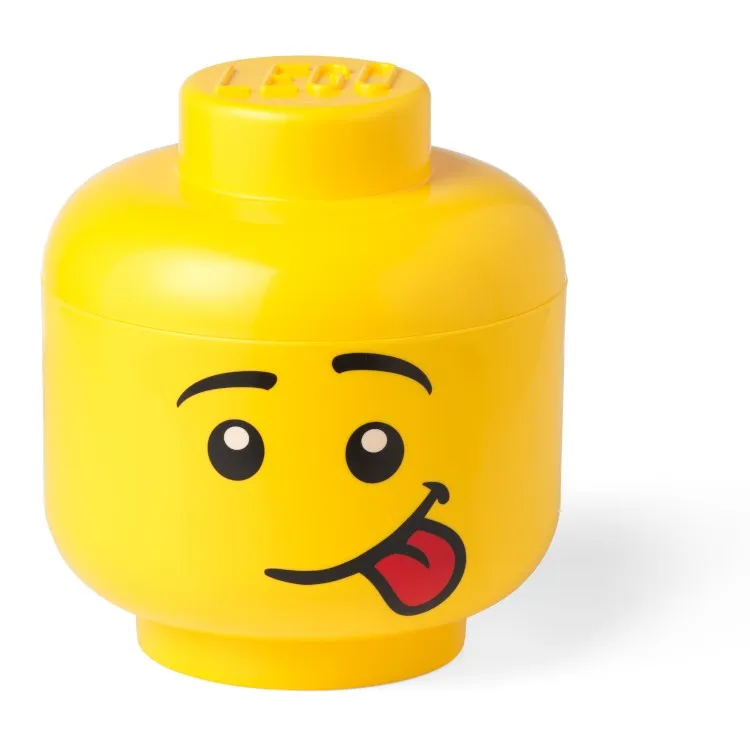 LEGO Storage Products: 40320814 Large Head Yellow - Silly NEW
