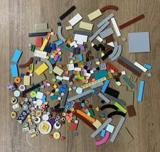 3.7oz Lot Lego Printed Tiles Pieces Parts Smooth Tops. Eyes, Food Graphics Plain