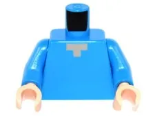 LEGO® Part 973pb1813c01 - Torso Pixelated Light Nougat Neck (Minecraft Steve)