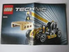 Lego Technic Building Instructions Instruction 8045 Wheel Loader Forklift