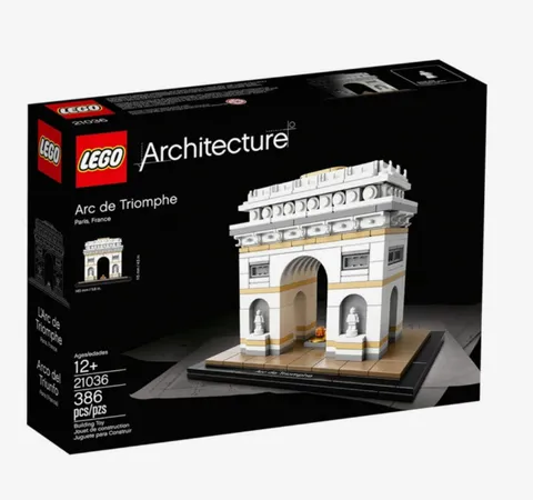 Lego 21036 Architecture Arc de Triomphe 386pcs Sealed New Retired Paris Set