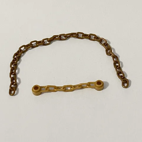 Lego 92338 Chains Gold Replacement Parts Pieces Lot of 2
