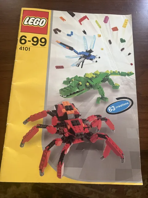 LEGO Creator 4101 Wild Collection Instruction Booklet Manual Only Insects Frogs