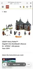 Read Description LEGO Harry Potter 75947 Hagrid's Hut 