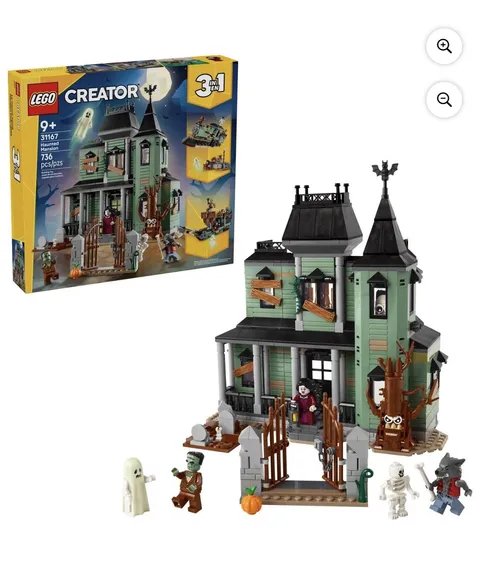 LEGO Creator 3 in 1 Haunted Mansion Building Toy 31167
