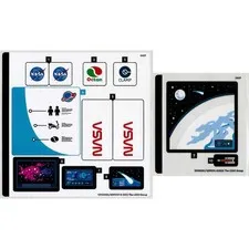 new LEGO Sticker Sheets from Rocket Launch Center set 60351