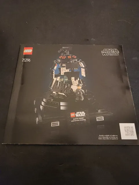 Lego Star Wars Darth Vader Meditation Chamber 75296 Instruction Manual Only