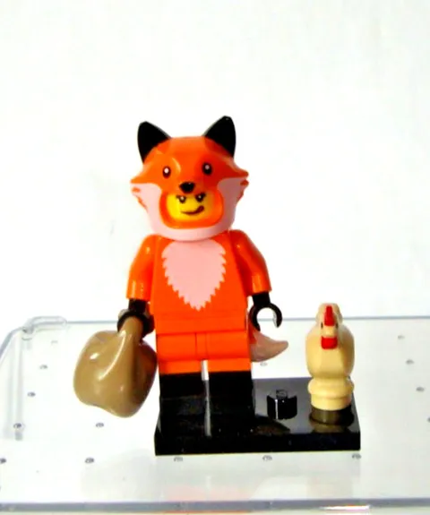 Lego Minifigure - 71025 - Series 19 - Fox Costume Girl - 2019