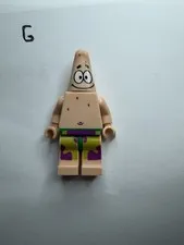 LEGO PATRICK STAR TOUNGE OUT MINIFIGURE COLLECTIBLE SPONGEBOB SQUAREPANTS FIGURE