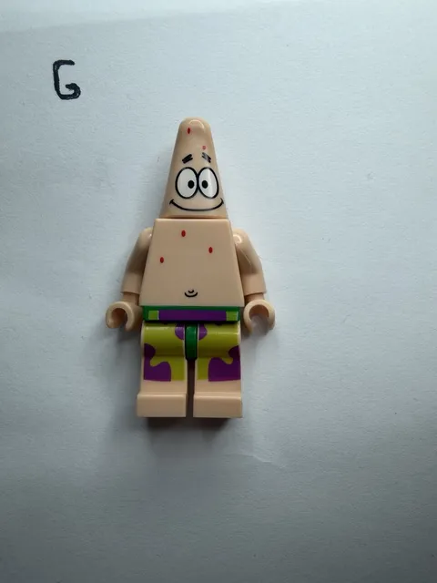LEGO PATRICK STAR TOUNGE OUT MINIFIGURE COLLECTIBLE SPONGEBOB SQUAREPANTS FIGURE