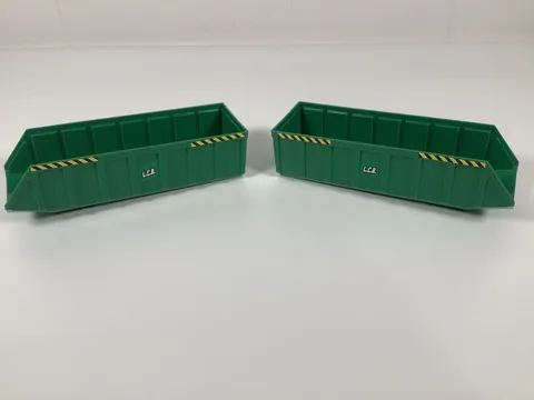 2 × Lego Part 57781 L.C.B Tipper Bed 24×7 For Set 7998 Heavy Hauler -RARE PART -