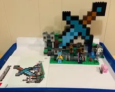 LEGO Minecraft: The Sword Outpost (21244) Used 100% Complete!