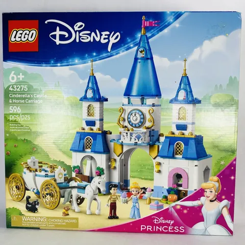 New! LEGO Disney Princess Cinderella's Castle & Horse Carriage Set 43275 Gus Gus