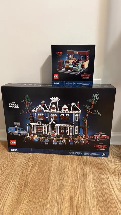 Lego Stranger Things The Creel House (11370) & GWP WSQK Radio Station (40891)