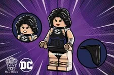 LEGO DC Comics Mr. J Brick Custom Crime Syndicate SuperQueen Pad Minifigure NEW