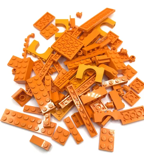 LEGO Mix Lot Orange Brick, Plates, Arch,  inv.613