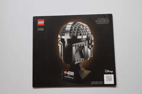 LEGO® Star Wars™ 75328 The Mandalorian™ Helmet Instruction Manual Only!