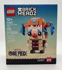 NIB! LEGO BrickHeadz #40800 ONE PIECE Buggy the Clown Figure 176 pcs NEW Netflix