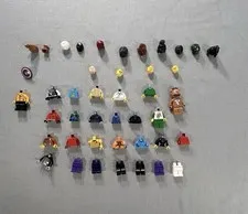 Lego Figurines Accessories and Parts Mixed Lot Of 38 Pieces
