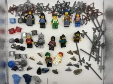 Lego Castle Minifigures And Parts Lot Rare Vintage Variety King Knight Dragon