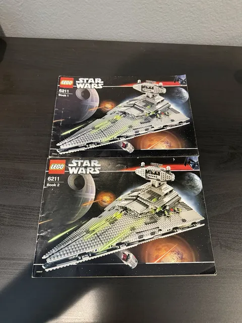 LEGO STAR WARS 6211 Both instruction booklets Authentic Rare and Vintage
