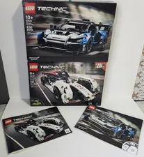LEGO Technic Empty Boxes & Manuals Lot - McLaren 42123 & Porsche 42137