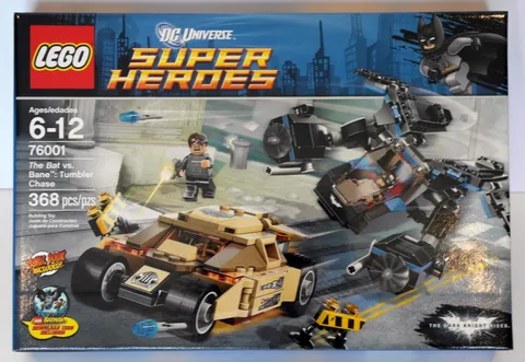 LEGO 76001 DC Super Heroes The Bat vs. Bane: Tumbler Chase MISB NEW MINT