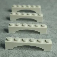 LEGO 92950 Arch 1 x 6 Raised Arch White x4 Genuine