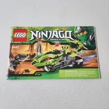LEGO NINJAGO 9447 Lasha's Bite Cycle Instruction Manual Only
