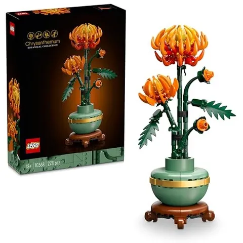 LEGO Botanical Collection Chrysanthemum 10368 Flower Set Gift for Mother’s Day