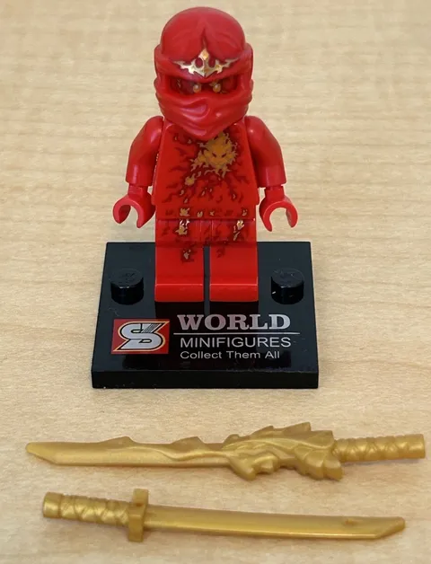 LEGO Ninjago NRG Kai Minifigure RARE Authentic Great Condition