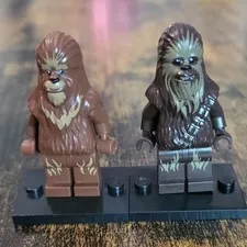 LEGO Star Wars Chewbacca Minifigure Lot of 2 Wookiee Character Plastic