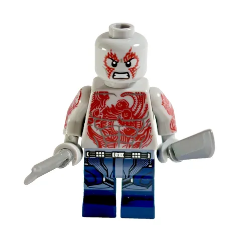 LEGO DRAX MINIFIG ✦ Marvel Super Heroes Guardians of the Galaxy ✦ SH0387