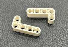 LEGO Parts 32140 Lot 2 Technic Liftarm 2 x 4 L-Shape Thick White