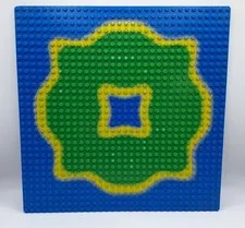 LEGO LAGOON Island Baseplate Water Beach Design 32x32 dots 6270 Forbidden Island