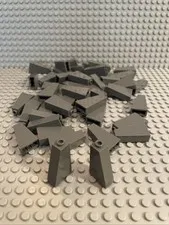 LEGO Dark Bluish Gray 2x1x3 Slope 75 (4460), Lot Of 50