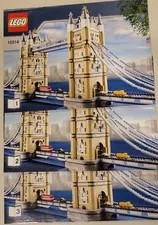 NEW LEGO INSTRUCTIONS ONLY TOWER London BRIDGE 10214 Manuals 1, 2 & 3  LOT 400